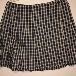 Vintage Plaid Wrap Skirt